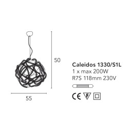 Подвесной светильник Bellart Caleidos 1330/S1L 05