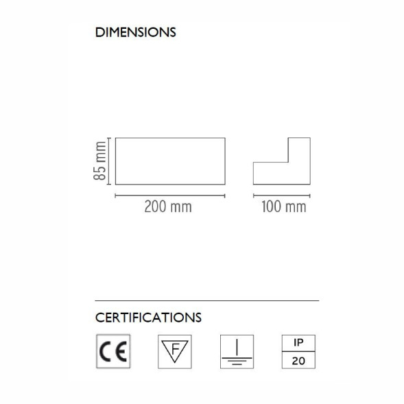 Настенный светильник Flos Tight Light F0011009