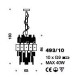 Подвесной светильник IDL Crystalline 493/10 white
