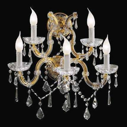 Бра Beby Group Novecento 6320/5A Light gold CUT CRYSTAL