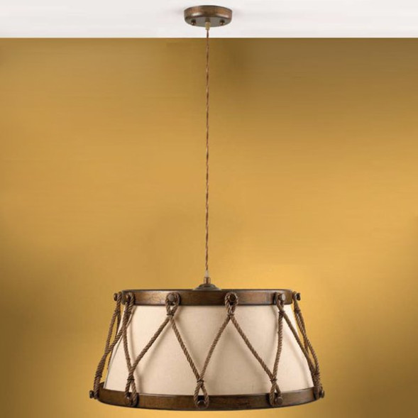 Подвесной светильник Lustrarte Rustica Tambor 530.89 Kobi