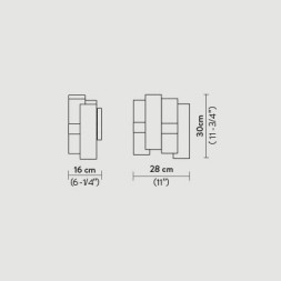 Настенный светильник Slamp La lollo APPLIQUE GRADIENT LAL87APP0000GR000