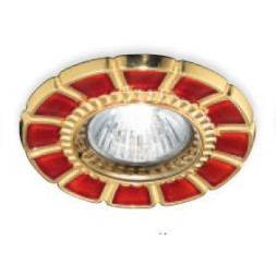 Встраиваемый спот (точечный светильник) Renzo Del Ventisette FA 14395/1 DEC. OL RED