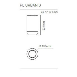Потолочный светильник Axo Light Urban &amp; Urban mini PL URBAN G BC XX LED