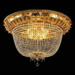 Потолочный светильник Beby Group Opera 2072/16PL Light gold CUT CRYSTAL