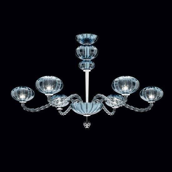 Люстра Beby Group Gloss 7720B01 Chrome Azzurro Cielo