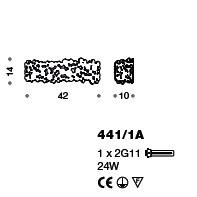 Настенный светильник IDL Bubbles 441/1A white