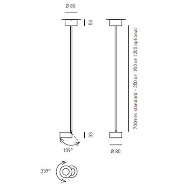 Подвесной светильник Axo Light FAVILLA SUSPENSION LAMP 105 04