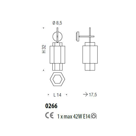 Бра Sylcom Casa Blanca 0266 AMT