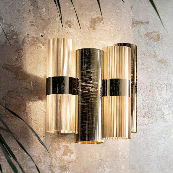 Настенный светильник Slamp La lollo APPLIQUE GOLD LAL87APP0000OF000