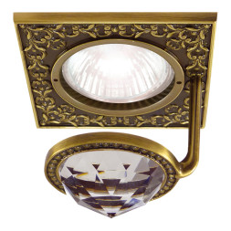 Встраиваемый спот (точечный светильник) FEDE Lighting Crystal De Luxe San Sebastian FD1033CLPB