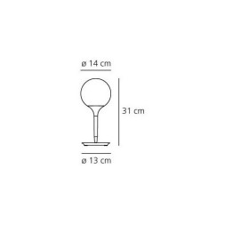 Настольная лампа Artemide Castore 1044110A