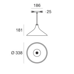 Светильник для струнной системы Linea Light Bell TR4217-9
