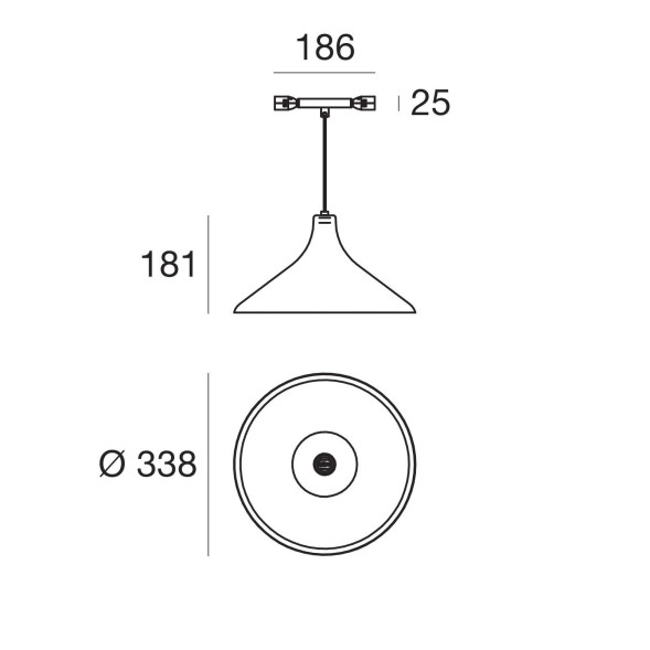 Светильник для струнной системы Linea Light Bell TR4217-9