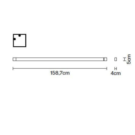 Настенно-потолочный светильник Fabbian Pivot F39 G05 01