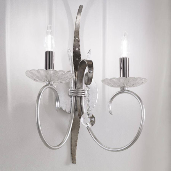 Бра Masca Gotica 1846/A2 Argento platino