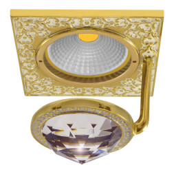 Встраиваемый спот (точечный светильник) FEDE Lighting Crystal De Luxe San Sebastian FD1033CLOP