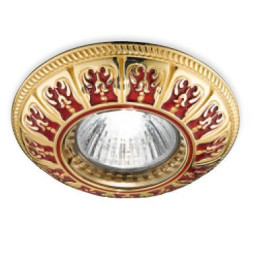 Встраиваемый спот (точечный светильник) Renzo Del Ventisette FA 14396/1 DEC. OL RED