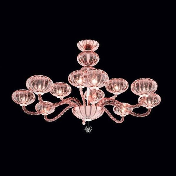 Потолочная люстра Beby Group Gloss 7720B04 Chrome Rosa Vintage