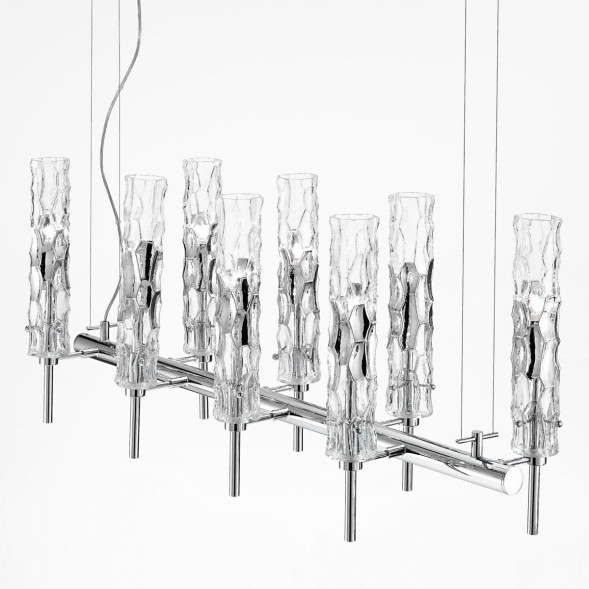 Люстра IDL Bamboo 496/8 Chrome