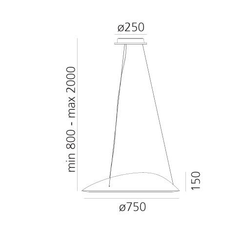 Подвесной светильник Artemide Ameluna 1401010A