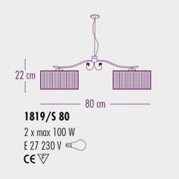 Подвесной светильник Bellart Charme 1819/S80 17/P06