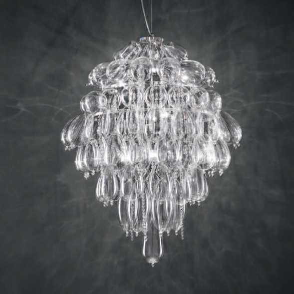 Подвесной светильник Italamp Grapeflut 479/S Transp. / C Spectra®Crystal