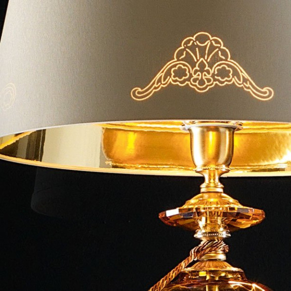 Торшер Euroluce Altea PT1 gold Amber