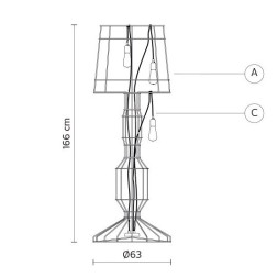 Торшер Karman Sisma HP112 1T INT