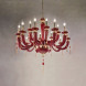 Люстра Euroluce Julienne L12+6 red