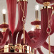 Люстра Euroluce Julienne L12+6 red