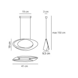 Подвесной светильник Artemide Cabildo 1182W10A