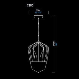 Подвесной светильник Barovier&amp;Toso Robin 7280/LQ/ZO