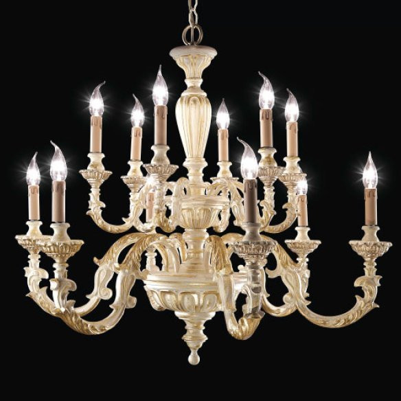 Люстра Renzo Del Ventisette &quot;Cristallo&quot; L 14299/6+6 DEC. 093 + DEC. 041