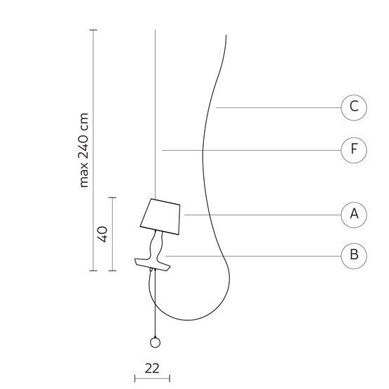 Подвесной светильник Karman Norma M SE640EB