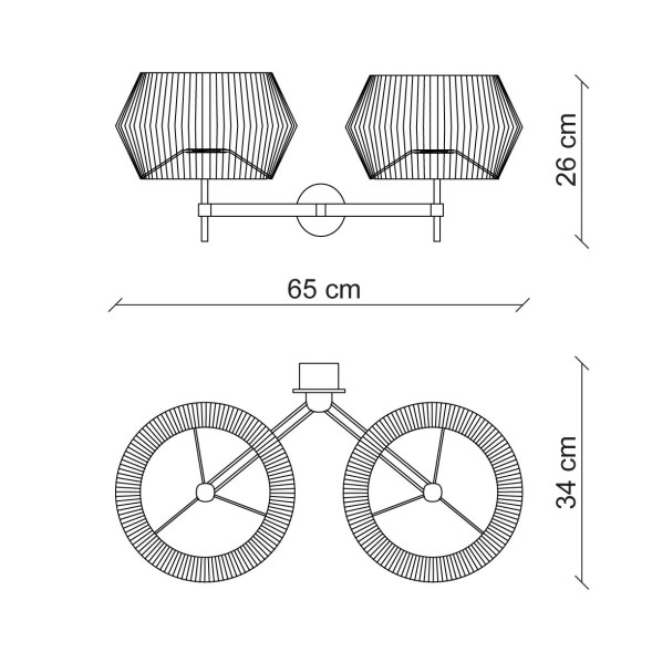 Бра Baga Bespoke Novecento N06A3