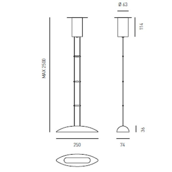 Подвесной светильник Axo Light Sinus SINUS SUSPENSION LAMP 106 06