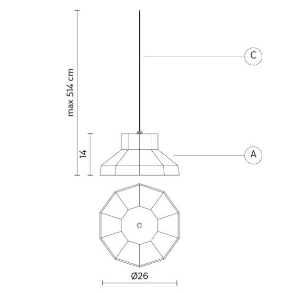 Уличный подвесной светильник Karman Settenani collection SE687N7-EXT
