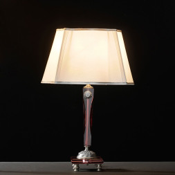 Настольная лампа Euroluce Ermes LP1 silver Antique rose