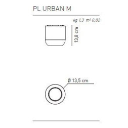 Потолочный светильник Axo Light Urban &amp; Urban mini PL URBAN M BC XX LED