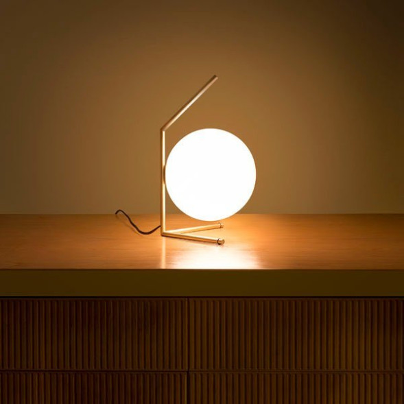 Настольная лампа Flos IC Lights IC T1 LOW Brushed brass F3171059