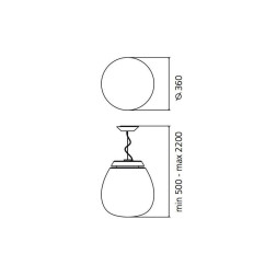 Подвесной светильник Artemide Empatia 36 1823010A