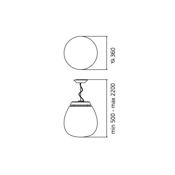 Подвесной светильник Artemide Empatia 36 1823010A