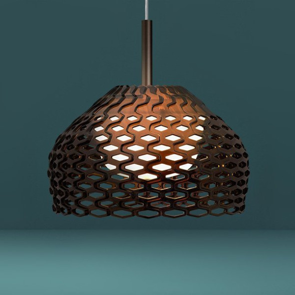 Подвесной светильник Flos Tatou S2 Ochre-grey F7766048