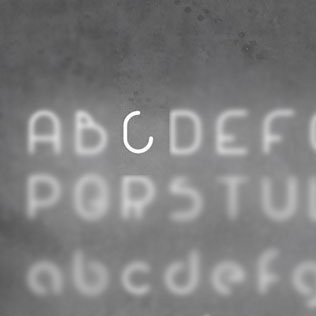 Настенный светильник Artemide Alphabet 1201C00A