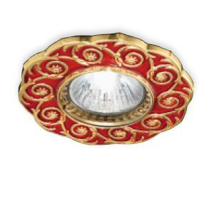 Встраиваемый спот (точечный светильник) Renzo Del Ventisette FA 14397/1 DEC. OL RED