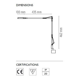 Настенный светильник Flos Kelvin LED Wall support Shiny white F3302009