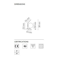Настольная лампа Flos IC Lights IC T1 LOW Chrome F3171057