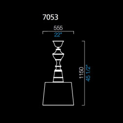 Подвесной светильник Barovier&amp;Toso Samurai 7053/CA/MM