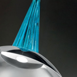 Подвесной светильник Euroluce Argo S1 LED large nickel Aquamarine